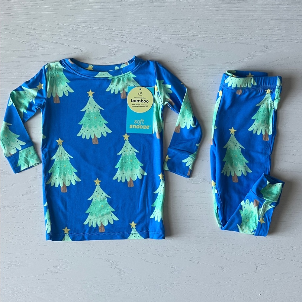 🎄Rufflebutts Ruggedbutts Christmas Tree Pajama Set 12-18 months